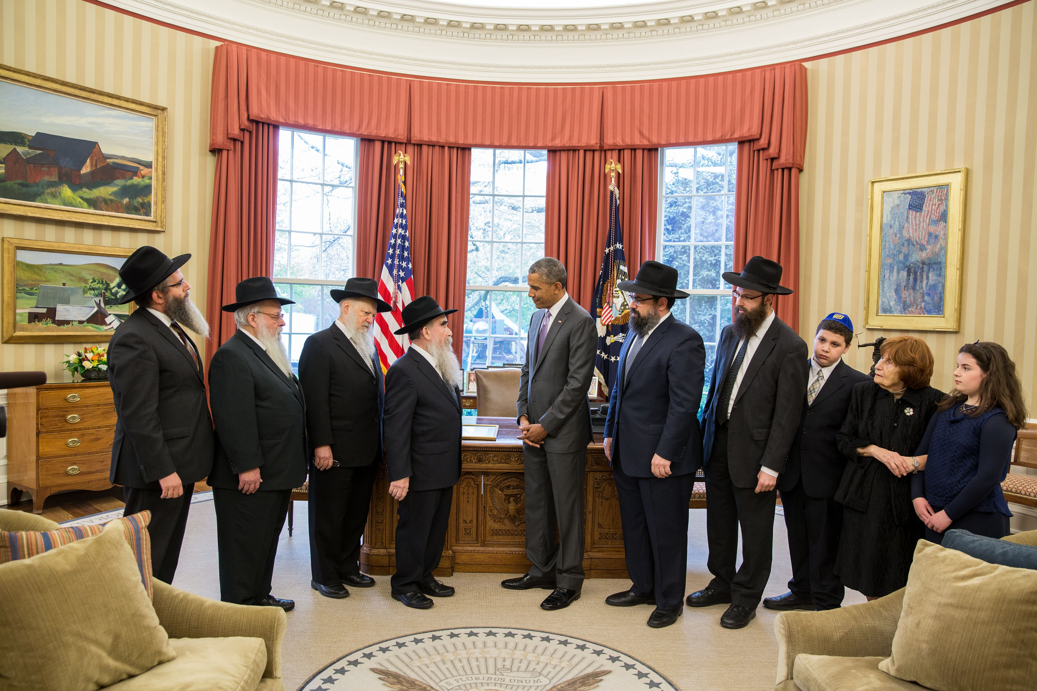 Obama with Chabad